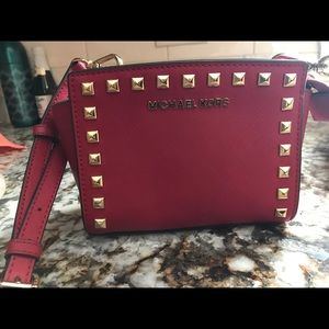 Michael Kors Mini Selma Studded Satchel